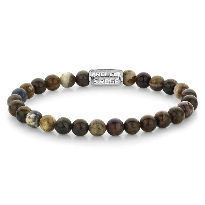 Rebel and Rose Autumn Rocks RR-60126-S-l Armband 6mm 19cm