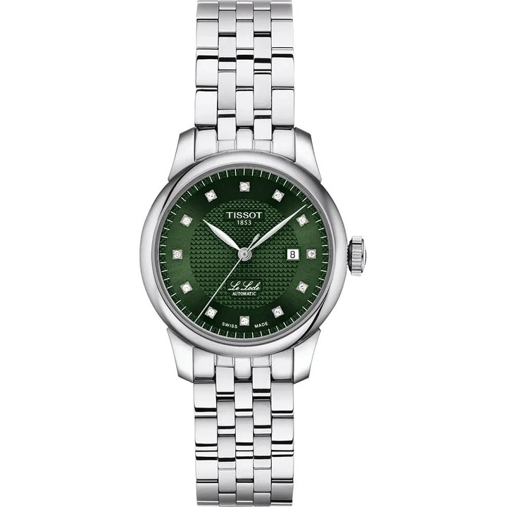 Tissot Le Locle T0062071109600 Horloge Automatisch Zwitsers dameshorloge met diamanten indexen