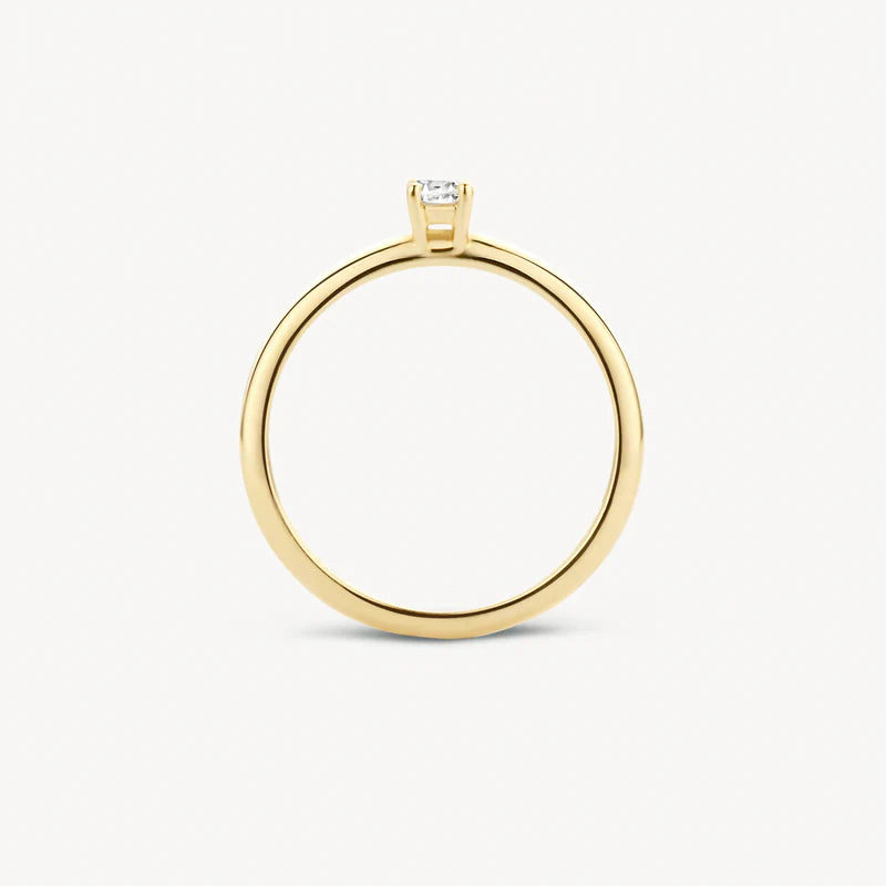 Blush 14k Geelgoud met Zirkonia Ring 1112YZI