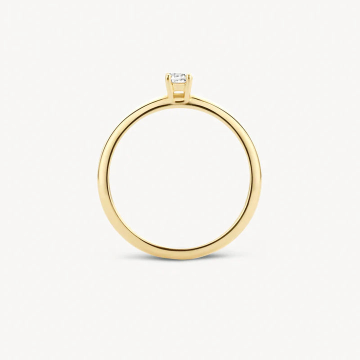 Blush 14k Geelgoud met Zirkonia Ring 1112YZI