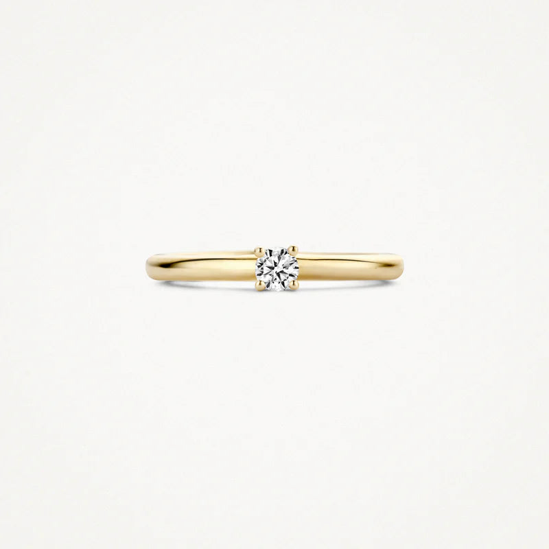 Blush 14k Geelgoud met Zirkonia Ring 1112YZI