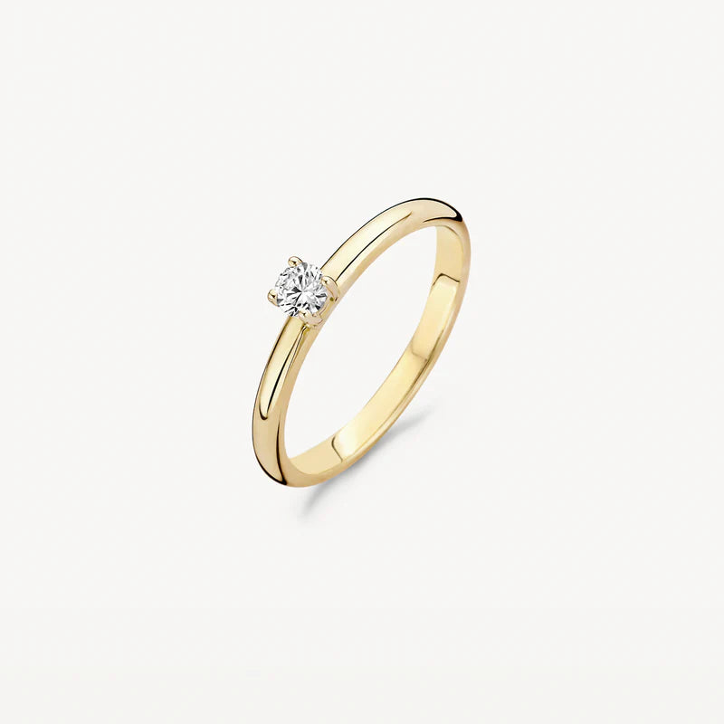 Blush 14k Geelgoud met Zirkonia Ring 1112YZI