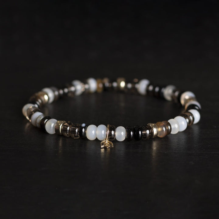 Y&amp;G City Chique armband | Rookkwarts &amp; 14k goud SP0023