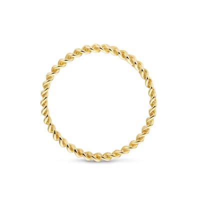 blush 14k goud schakel ring