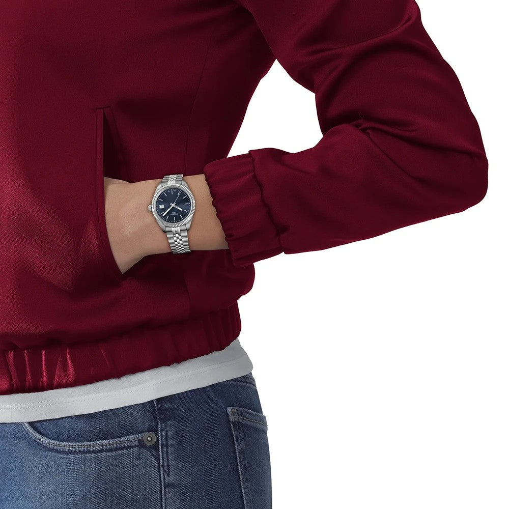 Tissot Ballade T156.210.11.041.00 staal blauw 34mm