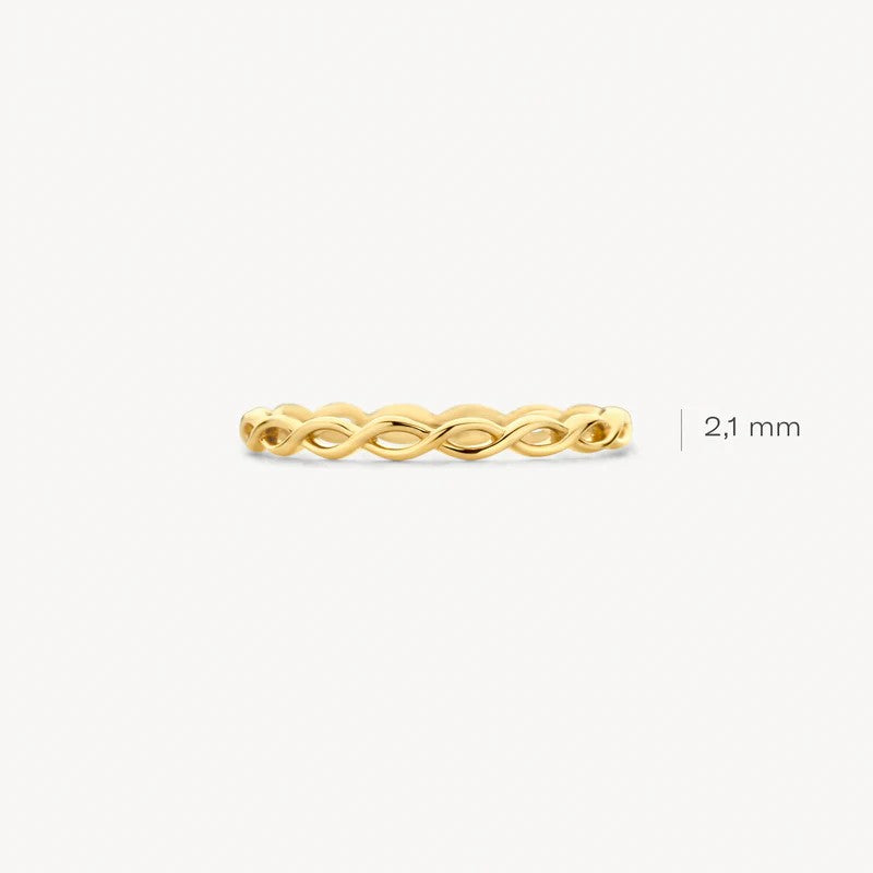 Blush Jewels ring 1220YGO - 14k Geelgoud
