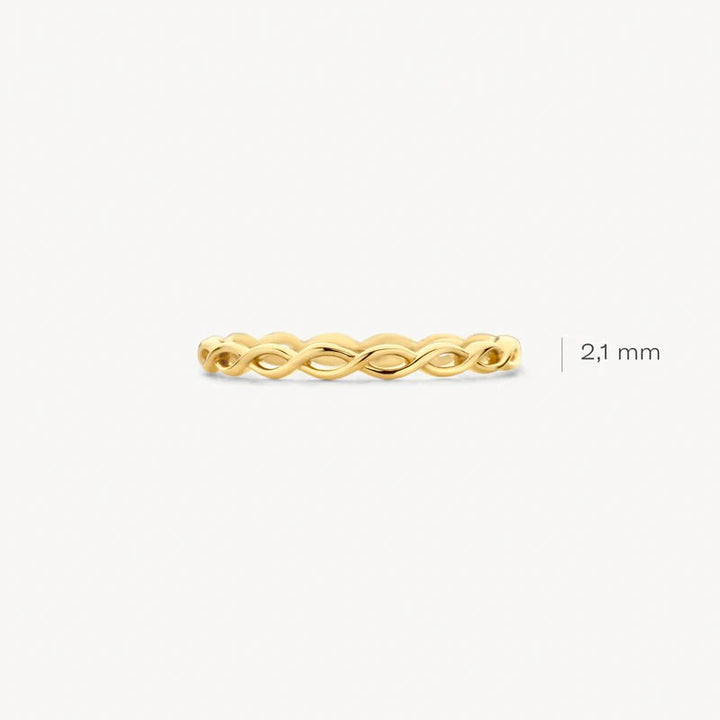 Blush Jewels ring 1220YGO - 14k Geelgoud