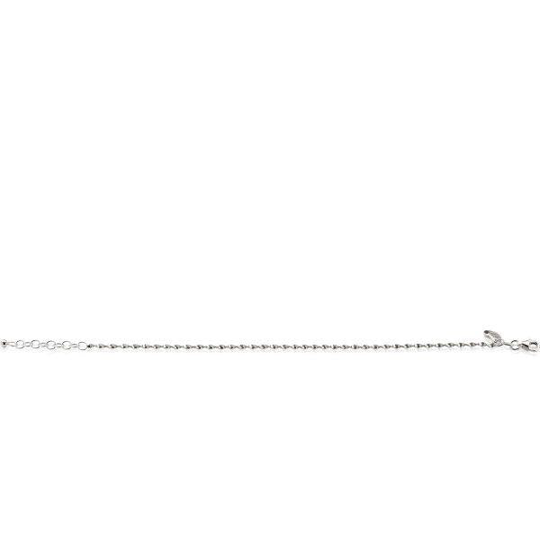 ZINZI zilveren singapore armband met glinsterende gedraaide schakels 1,9mm breed 17-20cm ZIA2585