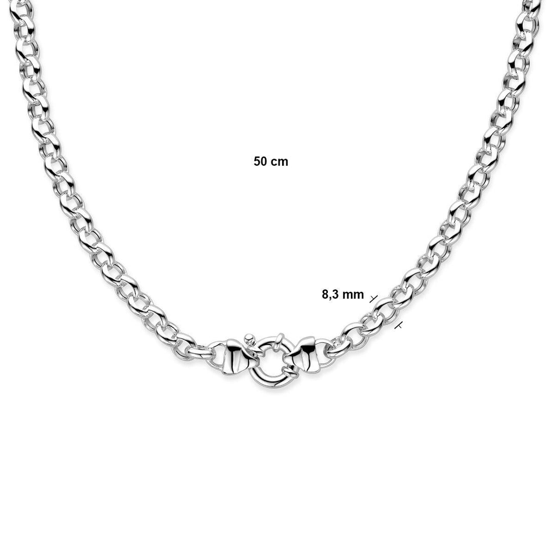 collier jasseron 8,3 mm met groot springslot