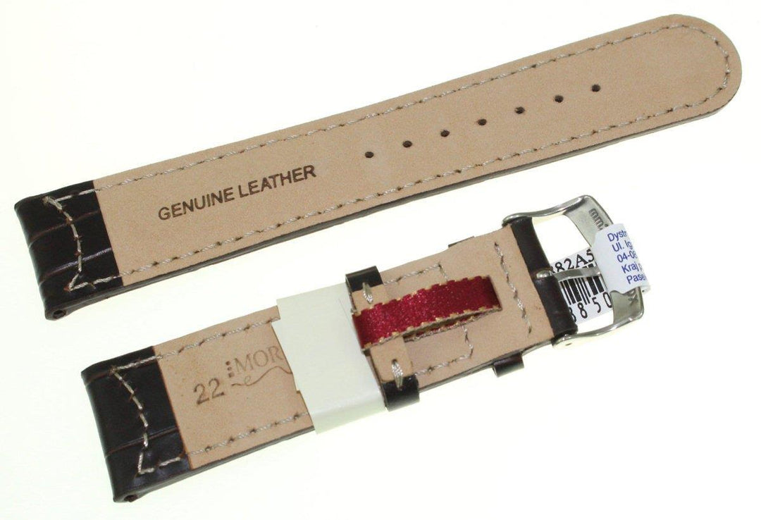 horlogebanden morrelato leer 22 mm