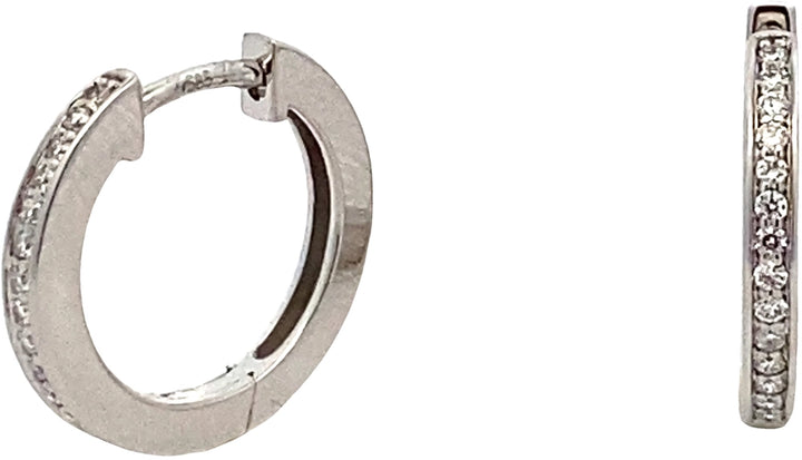 1492-O WIT Ø15mm 2mm 0.14ct W/Si 14krt.
