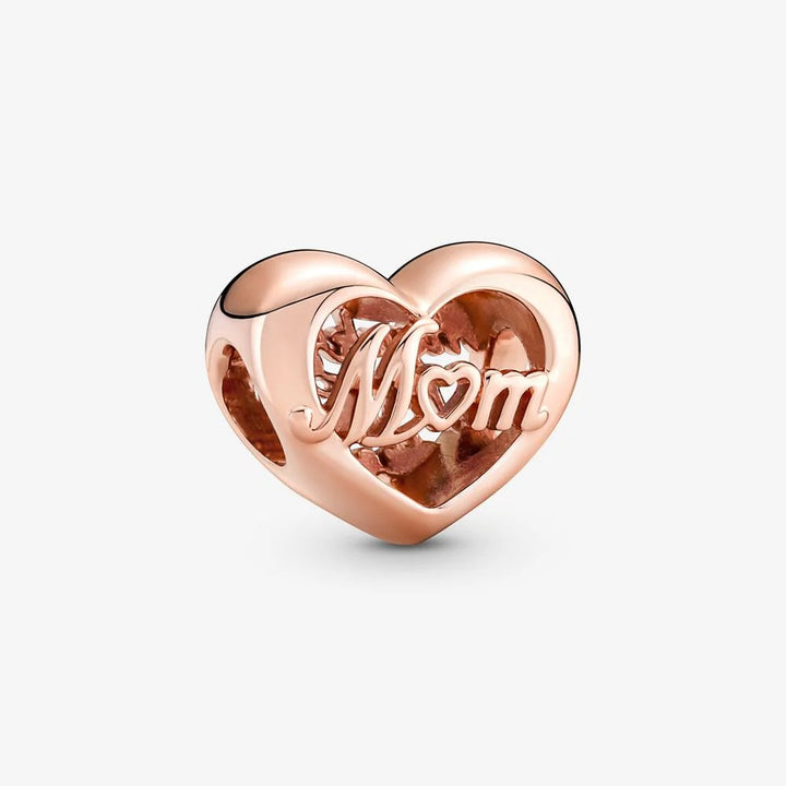 Pandora Mom heart 14k rose gold-plated 781451C00