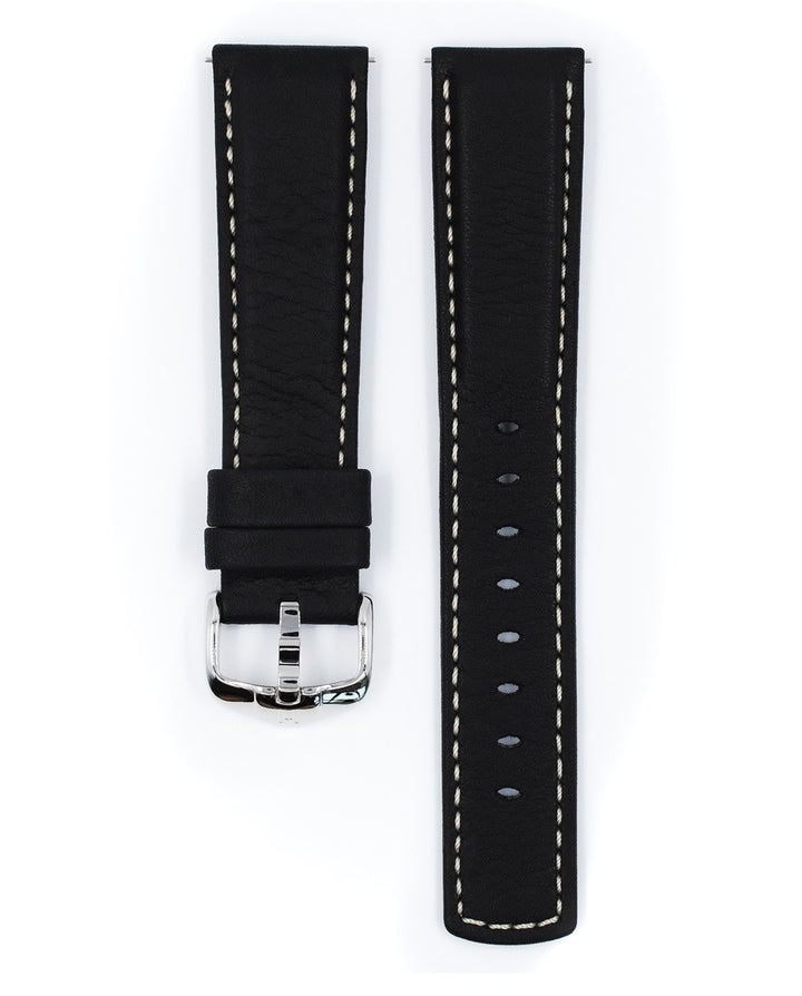 HIRSCH MARINER L BLACK CALF 18/16MM