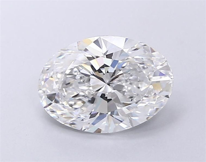 Lab Grown Ovaal 1.01ct D VS2 - EX VG None