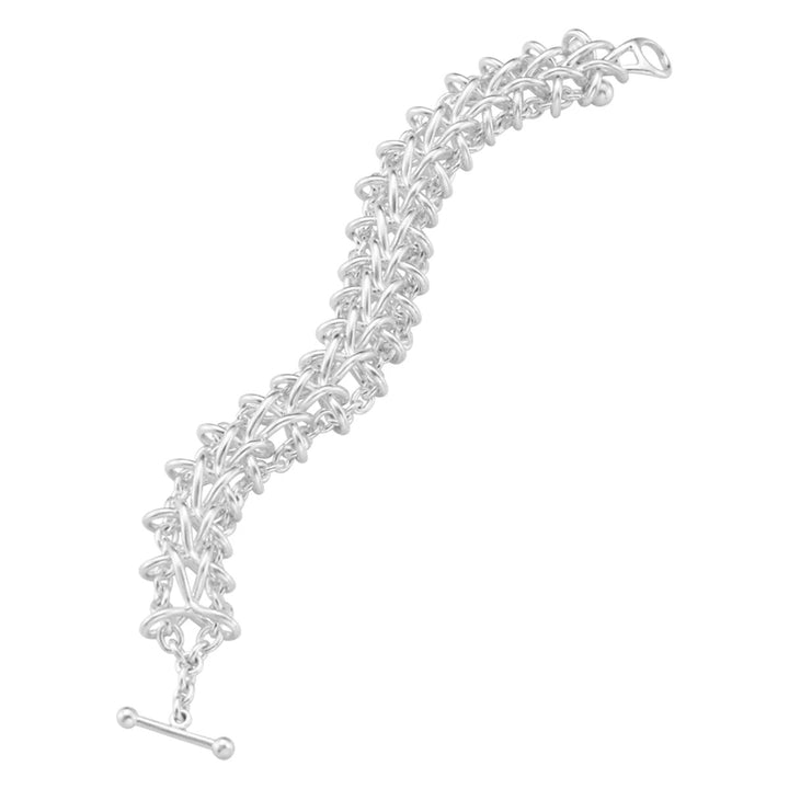 Georg Jensen Weft Double Link Armband Sterling Zilver 20002034