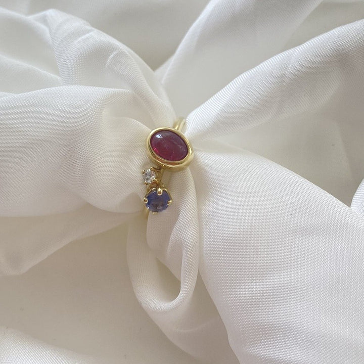 Goudsmid Vera 14 karaats geelgouden ring Tess