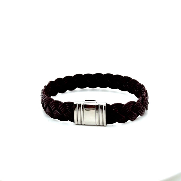 Albanu Armband Bruin 696 FC AC – met Stalen Sluiting