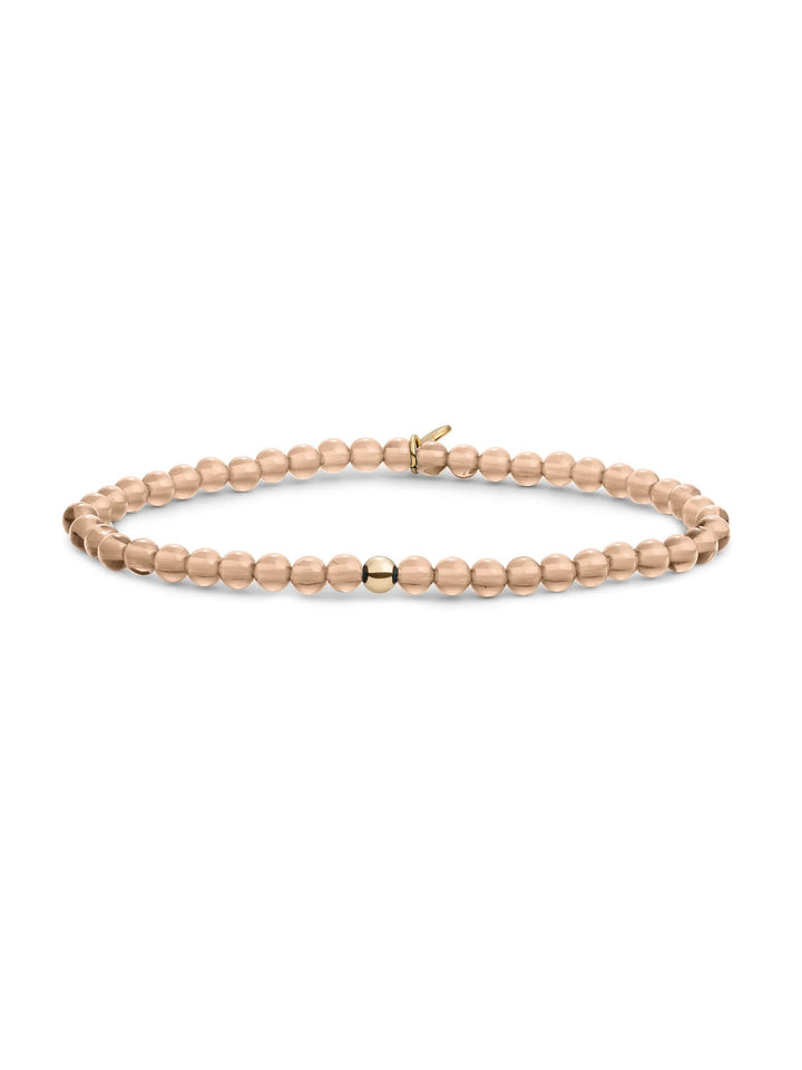 Sparkling Jewels Saturn Armband Small Light Citrine Quartz Gold Plated – SBG-GEM65-ADD-4MM