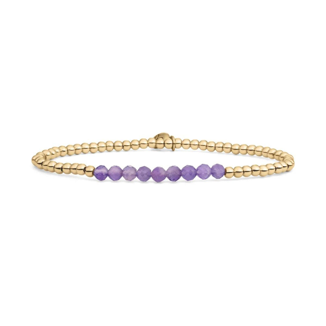 Sparkling Jewels Amethyst Universe - Gold 3mm SBG-GEM05-3MM-LINE
