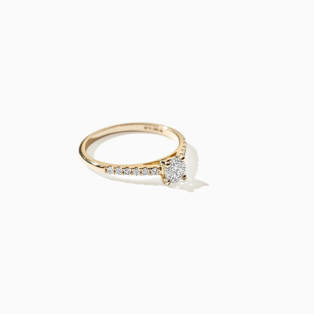 14 kt Blush Lab diamonds ring LG1006Y