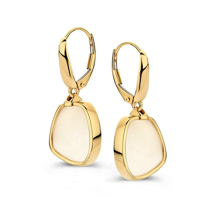 Oorhaken 14k geelgoud parelmoer OT137789