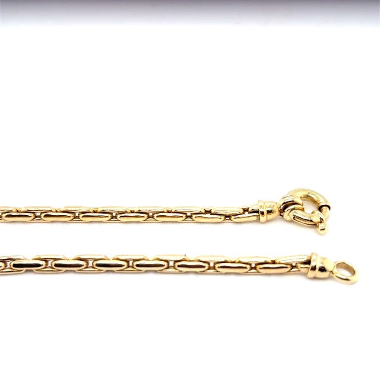 14 kt collier Gárdano schakel collier 46 cm