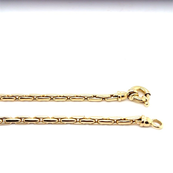 14 kt collier Gárdano schakel collier 46 cm