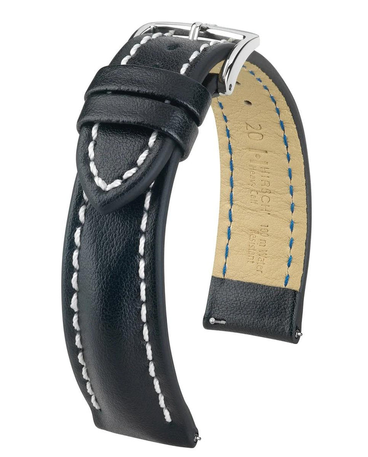 HIRSCH HEAVY CALF L BLACK CALF 22/20MM