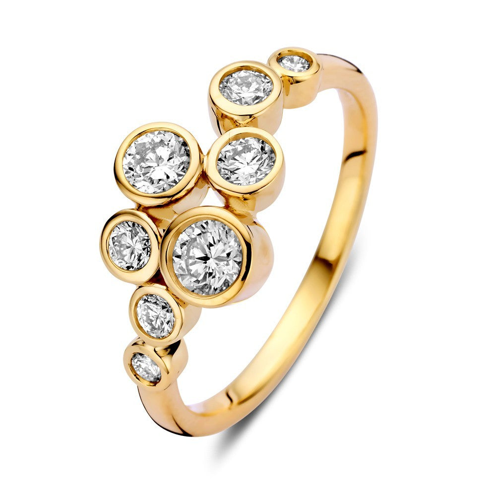 14 karaats ing bicolor briljant 0.31 crt RG416899