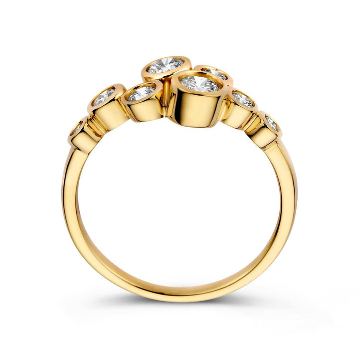 14 karaats ing bicolor briljant 0.31 crt RG416899