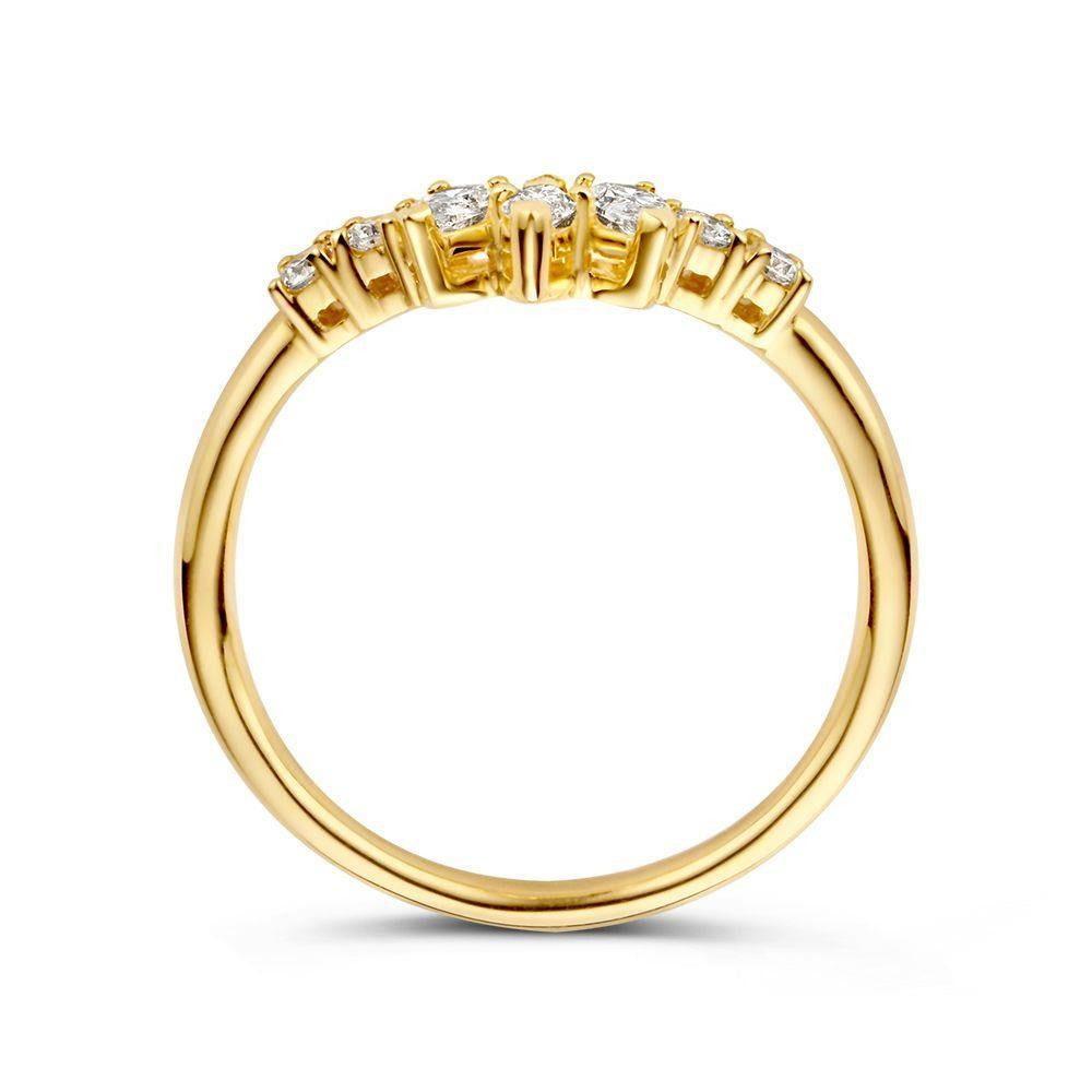 14 kt Ring geelgoud briljant 0.47 crt RX117378-51