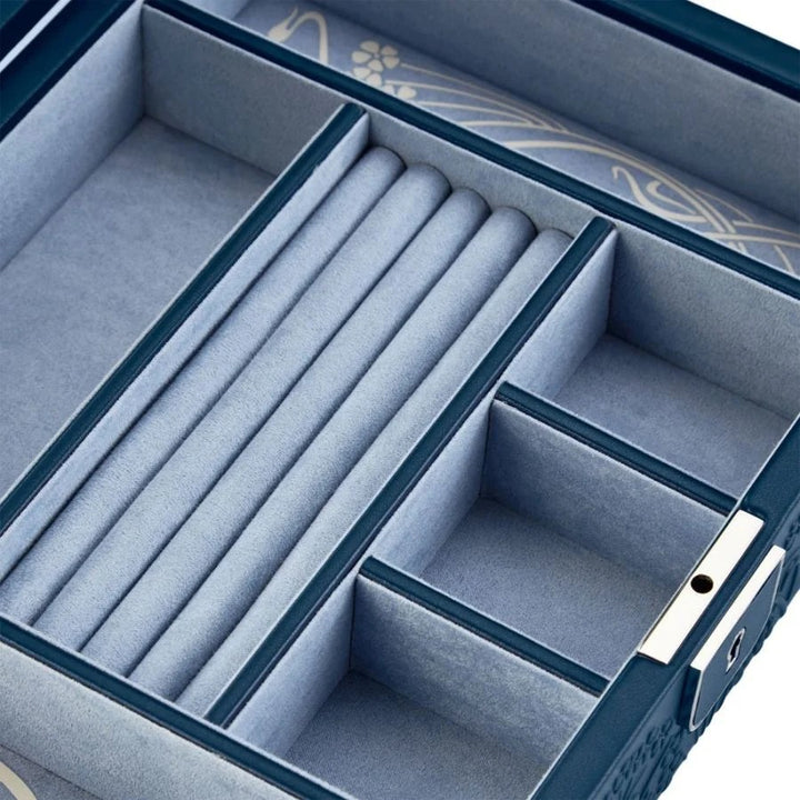 WOLF X LIBERTY Medium Jewellery Box Navy – Ianthe 381117