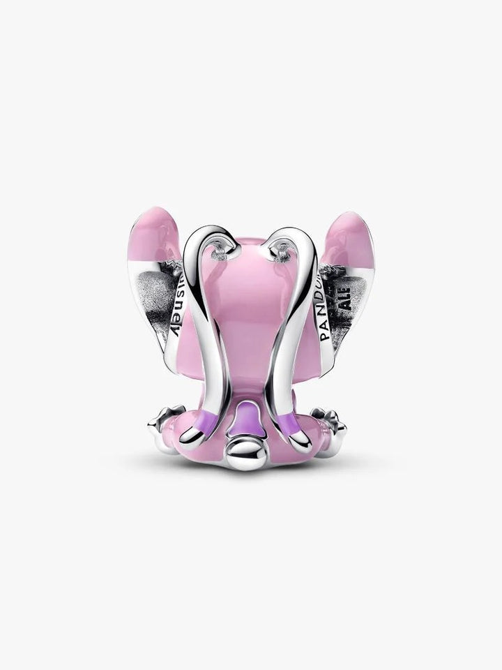 PANDORA 793739C01 Disney Angel sterling silver charm with purple and pink enamel