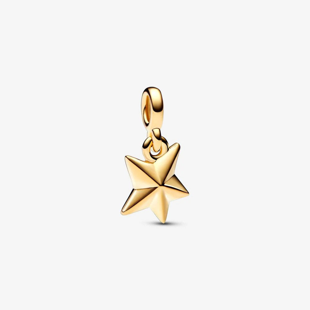 Pandora ME 762299C01 hangende gold plated bedel met ster