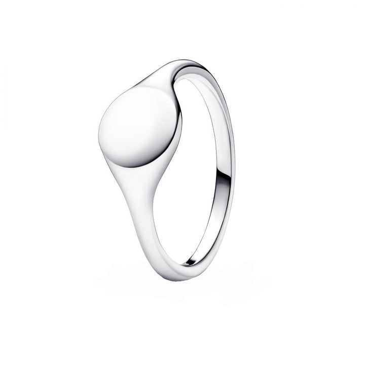 Pandora Moments 925 Sterling Silver Graveerbare Zegel Ring 193093C00-54