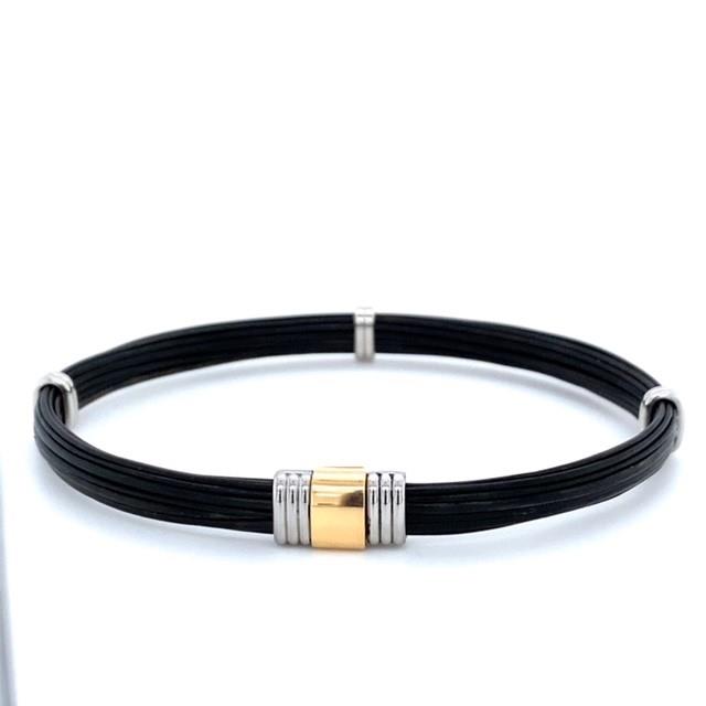 Albanu Elephant bracelet met 18 kt slot