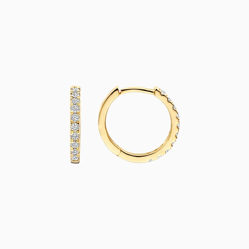 Blush Lab Diamonds geelgouden oorringen met diamant LG7012Y