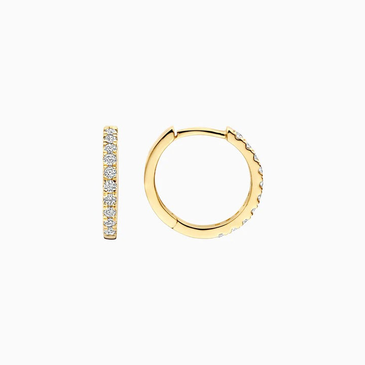 Blush Lab Diamonds geelgouden oorringen met diamant LG7012Y