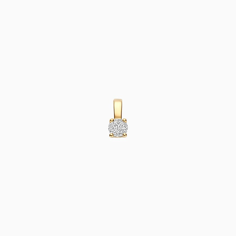 14 kt Blush Hanger LG Diamant 0.15ct