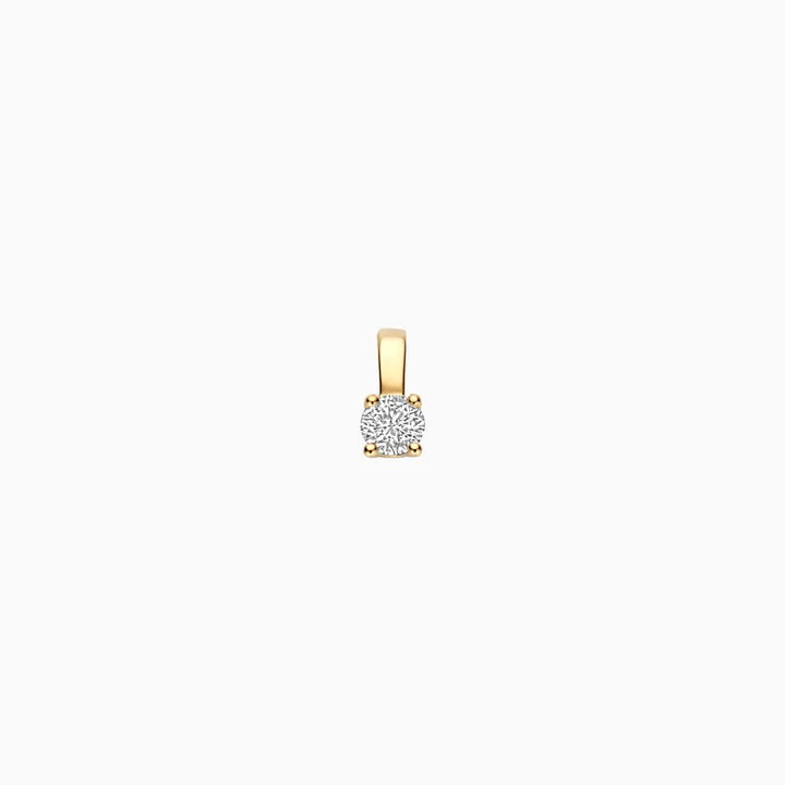 14 kt Blush Hanger LG Diamant 0.15ct