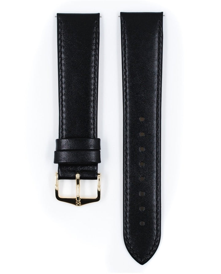 HIRSCH OSIRIS L BLACK SHINY CALF 16/14MM