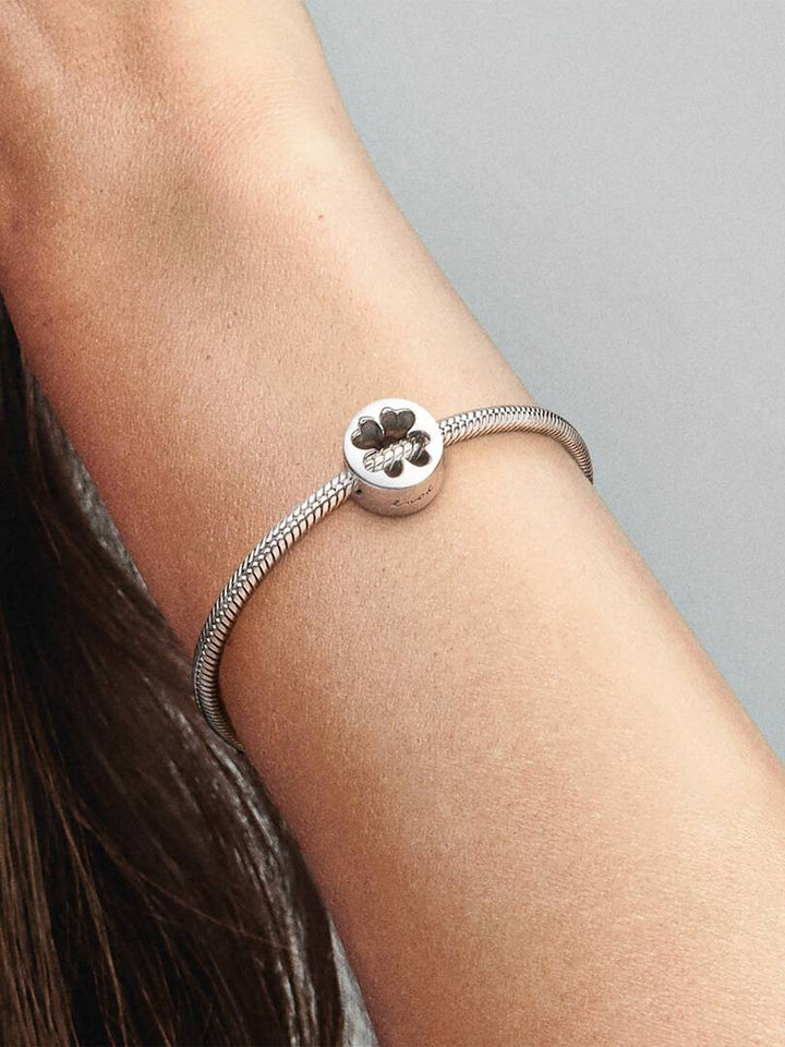 Pandora Bedel Silver Geluk &amp; Moed Klavertjevier Charm 797868