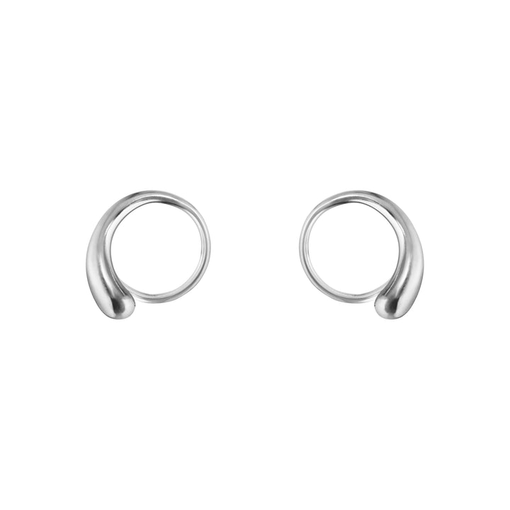 Georg Jensen zilveren Mercy Swirl oorringen 10015148