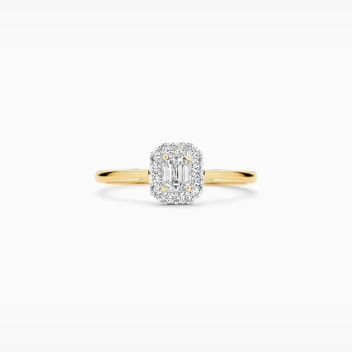 Blush Lab Grown Ring LG1010Y in 14 Kt Geelgoud met Lab Grown Diamant
