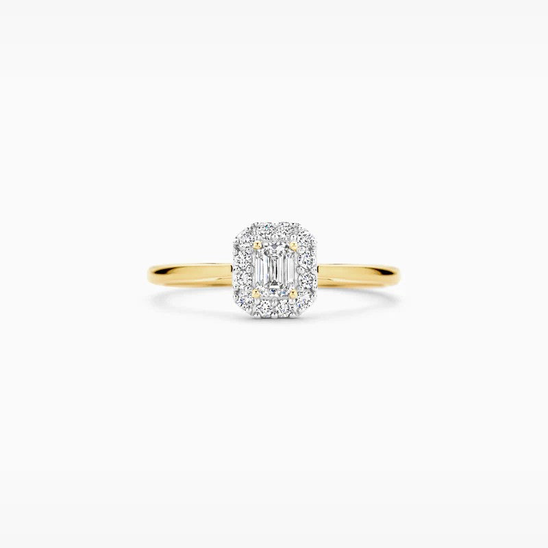 Blush Lab Grown Ring LG1010Y in 14 Kt Geelgoud met Lab Grown Diamant