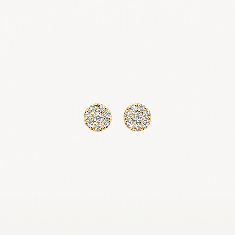 Blush 14k Geelgouden Oorknopjes met Zirkonia 7396YZI
