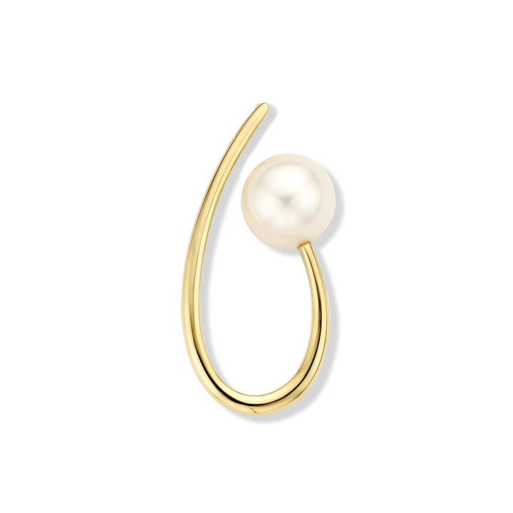 18 kt hanger met zoetwaterparel