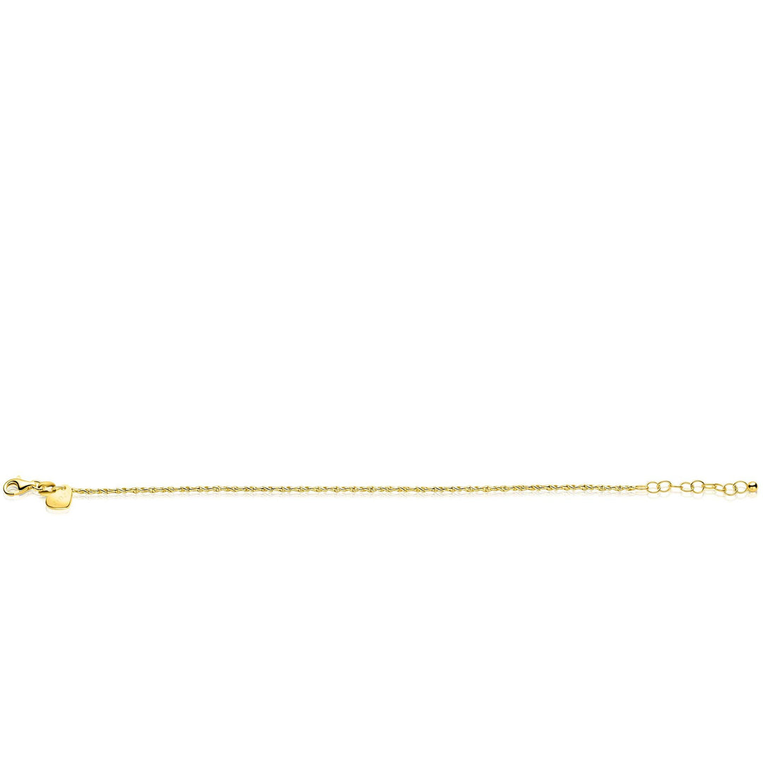 ZINZI Gold Plated Zilveren Schakelarmband ZIA2843G
