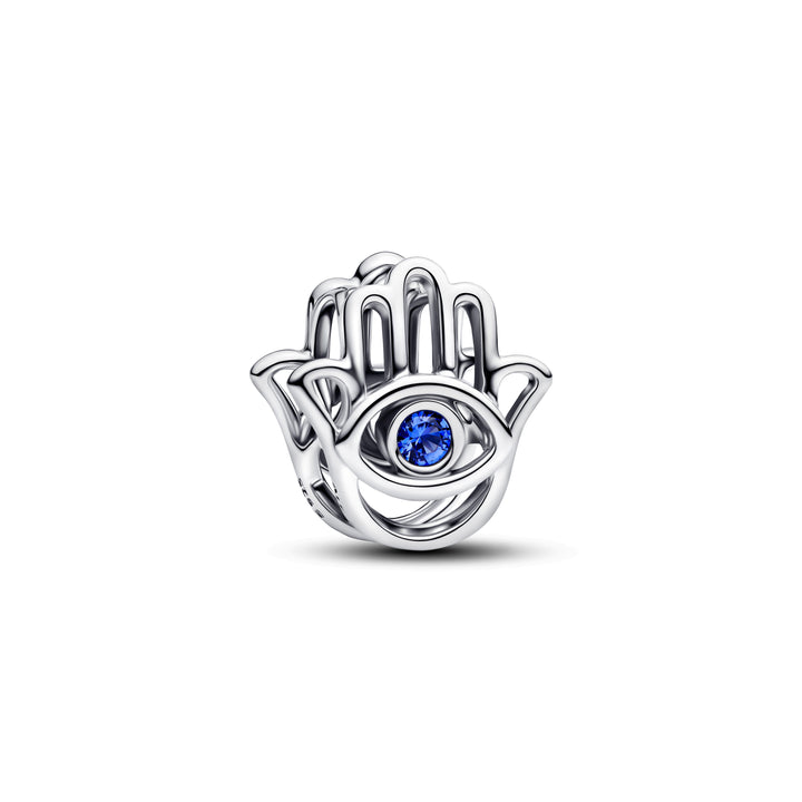 Pandora Encaixe Hamsa Hand Stellar Blue Crystal 794062C01