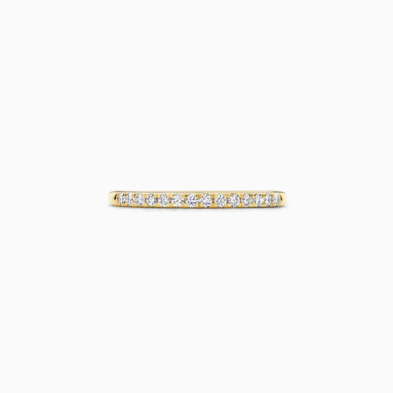 14 kt Geelgouden Ring met Lab Grown Diamant 0,21 ct - LG1012Y